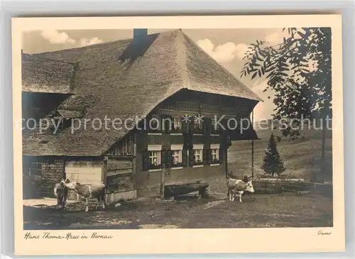 AK / Ansichtskarte Bernau Schwarzwald Hans Thoma Haus Kat. Bernau im Schwarzwald