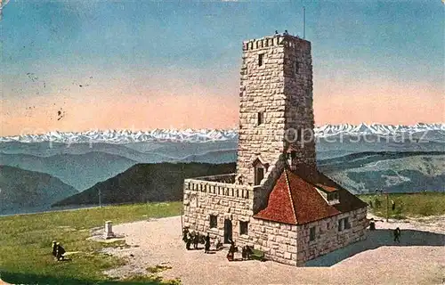AK / Ansichtskarte Feldberg Schwarzwald Feldbergturm Kat. Feldberg (Schwarzwald)