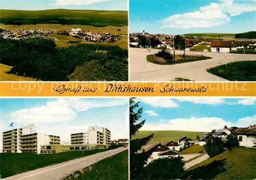 AK / Ansichtskarte Dittishausen Panorama Platz Wohnsiedlung  Kat. Loeffingen