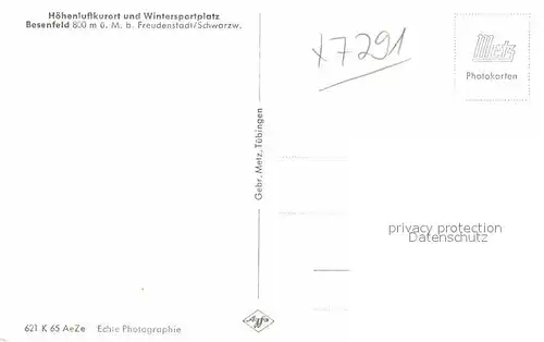 AK / Ansichtskarte Besenfeld Muehle Kat. Seewald