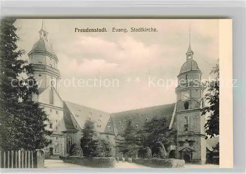 AK / Ansichtskarte Freudenstadt Evangelische Stadtkirche Kat. Freudenstadt