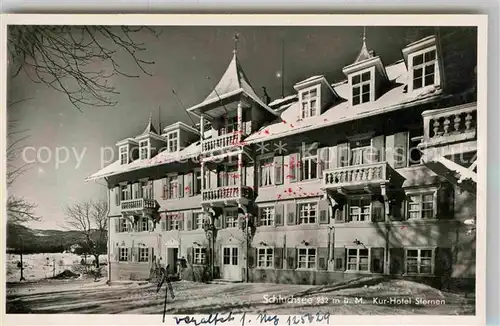 AK / Ansichtskarte Schluchsee Kur Hotel Sternen Kat. Schluchsee