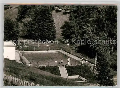 AK / Ansichtskarte Todtnauberg Waldschwimmbad Kat. Todtnau