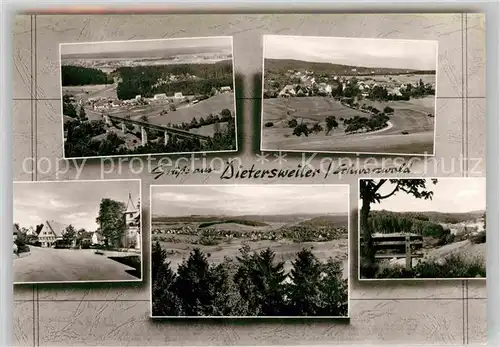AK / Ansichtskarte Dietersweiler Panorama Kat. Freudenstadt