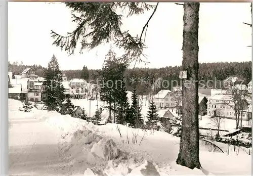 AK / Ansichtskarte Kniebis Freudenstadt Panorama Winter Kat. Freudenstadt