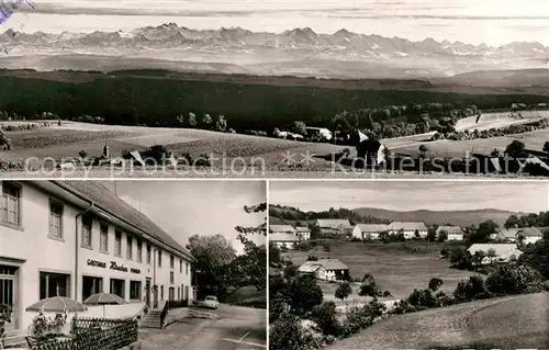 AK / Ansichtskarte Wolpadingen Panorama Gasthaus Pension Hirschen Kat. Dachsberg