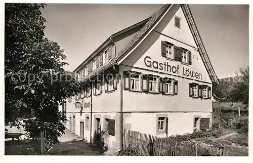 AK / Ansichtskarte Schoenegruend Gasthof Loewen Kat. Baiersbronn