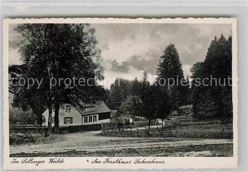 AK / Ansichtskarte Solling Bodenfelde Forsthaus Lakenhaus Sollinger Wald Kat. Bodenfelde