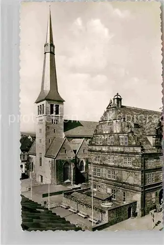 AK / Ansichtskarte Hameln Hochzeitshaus und Kirche Kat. Hameln