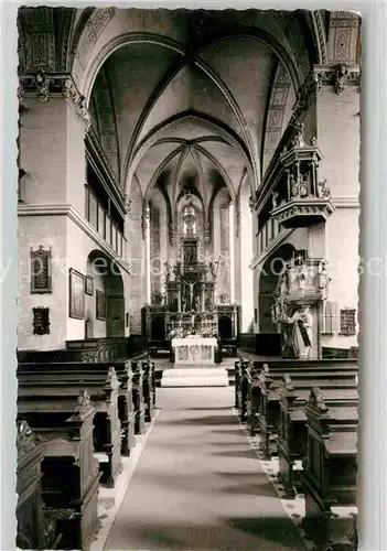 AK / Ansichtskarte Wolfenbuettel St Marienkirche innen Kat. Wolfenbuettel