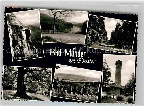 AK / Ansichtskarte Bad Muender am Deister Suentelturm Ziegenbuche Hohenstein Totental Kat. Bad Muender am Deister