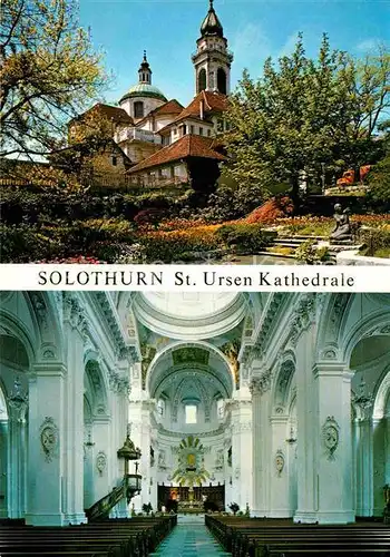 AK / Ansichtskarte Solothurn St Ursen Kathedrale Inneres Kat. Solothurn