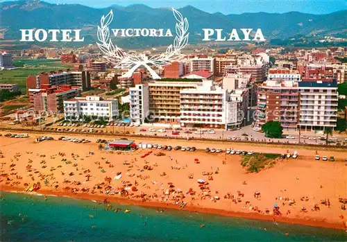 AK / Ansichtskarte Pineda de Mar Hotel Victoria Playa Fliegeraufnahme Kat. Spanien
