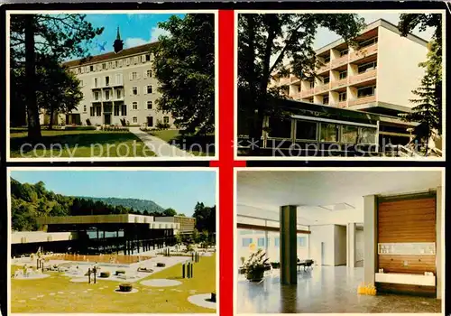 AK / Ansichtskarte Bad Ditzenbach Sanatorium mit Thermalbad Kat. Bad Ditzenbach