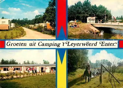 AK / Ansichtskarte Enter Camping en Bungalowpark t Leyerweerd Reiten