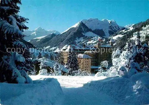 AK / Ansichtskarte Gstaad Palace Hotel Oldenhorn Staldenflueh Kat. Gstaad