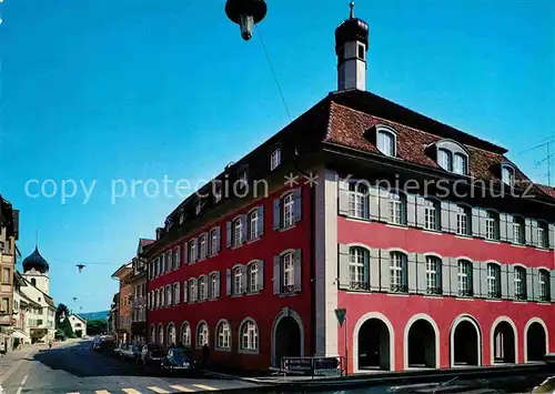 AK / Ansichtskarte Zurzach Rathaus mit Schwertgasse Kat. Zurzach