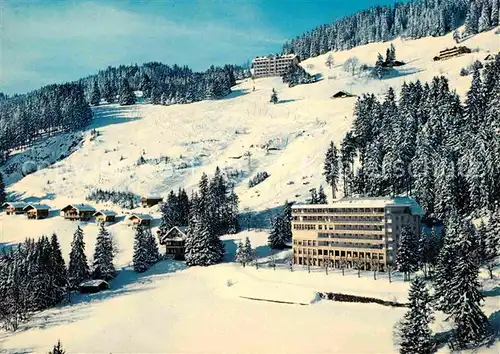 AK / Ansichtskarte Leysin Ecole americaine et Hotel Les Chamois Kat. Leysin