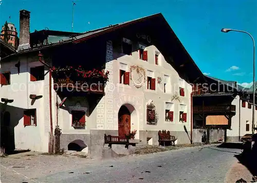 AK / Ansichtskarte Scuol GR Engadinerhaus Kat. Scuol