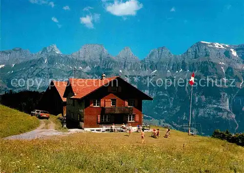 AK / Ansichtskarte Flumserberg Flums Ski und Ferienhaus Sunnebode