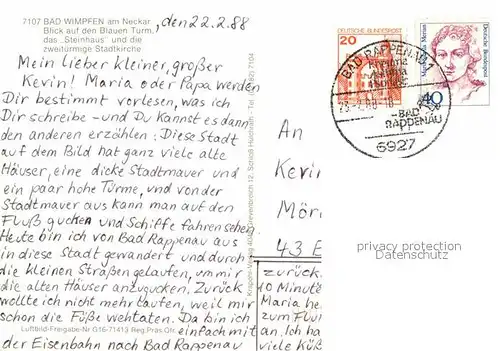 AK / Ansichtskarte Bad Wimpfen Fliegeraufnahme Blauer Turm Kat. Bad Wimpfen