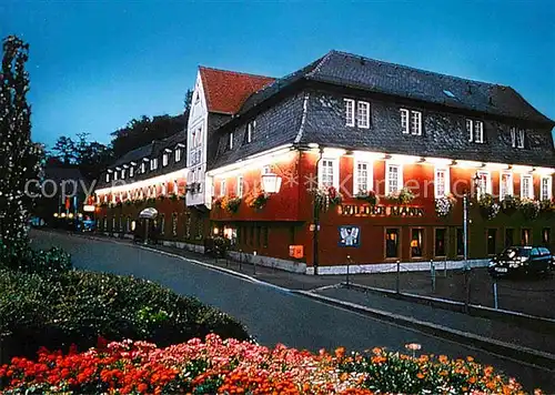 AK / Ansichtskarte Aschaffenburg Main Hotel Wilder Mann  Kat. Aschaffenburg