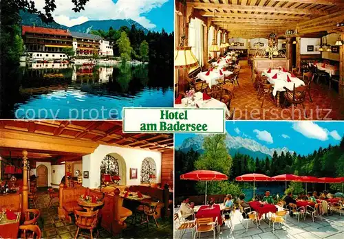 AK / Ansichtskarte Grainau Hotel am Badersee  Kat. Grainau