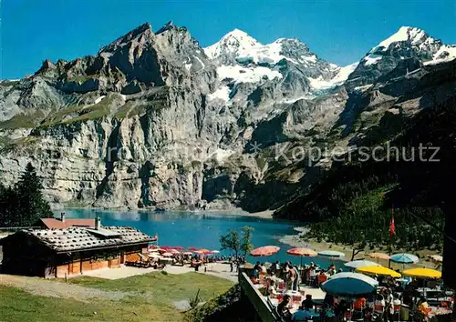 AK / Ansichtskarte Oeschinensee Rothorn Bluemlisalp Oeschinenhorn  Kat. Oeschinenhorn