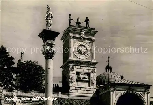 AK / Ansichtskarte Udine Uhrturm  Kat. Udine