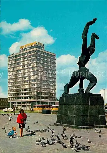 AK / Ansichtskarte Rotterdam Monument Mei 1940 Werwoeste stad Kat. Rotterdam