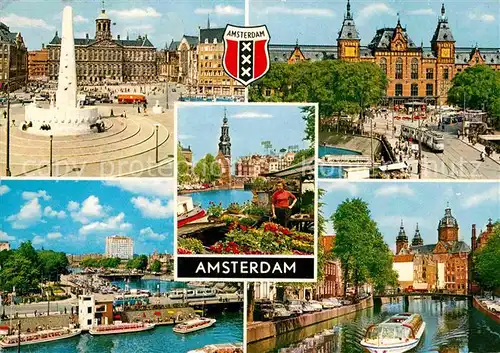 AK / Ansichtskarte Amsterdam Niederlande Teilansichten Kat. Amsterdam