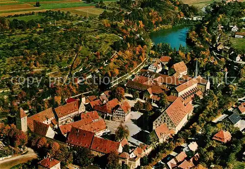 AK / Ansichtskarte Maulbronn Ehem Zisterzienserkloster Fliegeraufnahme Kat. Maulbronn