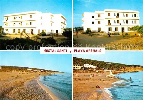 AK / Ansichtskarte Formentera Hostal Santi y Playa Arenals Kat. Spanien