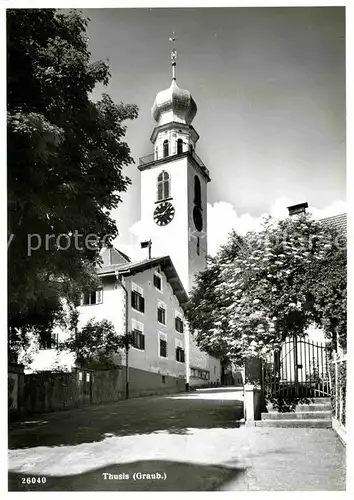 AK / Ansichtskarte Thusis Kirche Kat. Thusis
