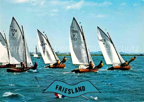 AK / Ansichtskarte Friesland Niederlande Segelregatta Kat. Region