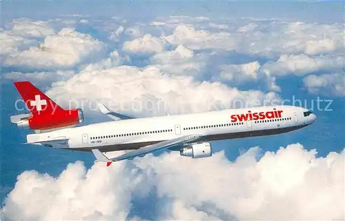 AK / Ansichtskarte Swissair McDonnell Douglas M  Kat. Flug