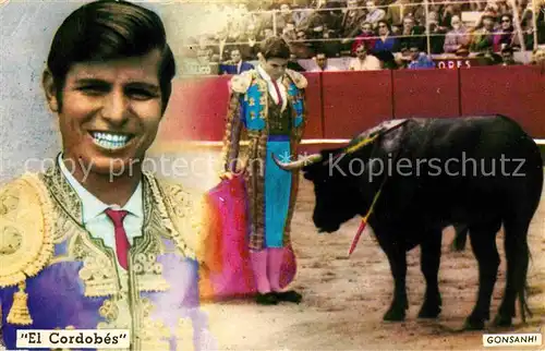 AK / Ansichtskarte Stierkampf Manuel Benitez El Cordobes Gonsanhi  Kat. Sport