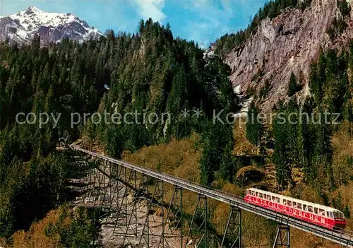 AK / Ansichtskarte Bergbahn Gletscherbahn Kaprun II Stahlbruecke Gaisssteinstollen  Kat. Bergbahn