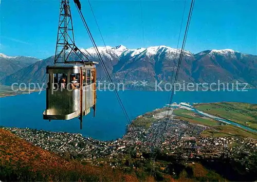 AK / Ansichtskarte Seilbahn Locarno Cardada Funivia  Kat. Bahnen