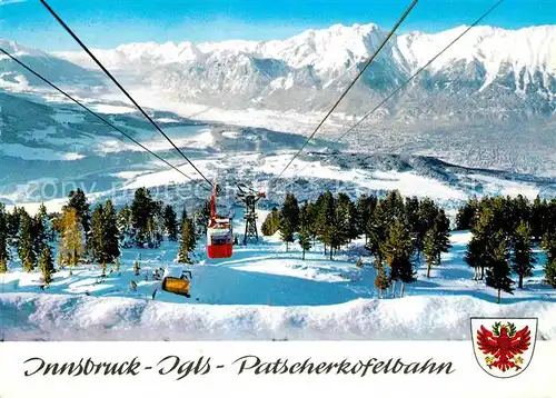 AK / Ansichtskarte Seilbahn Patscherkofel Innsbruck Igls Oberinntal  Kat. Bahnen