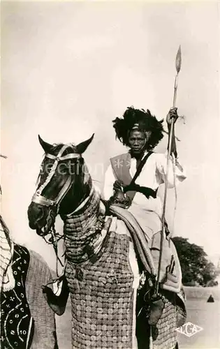 AK / Ansichtskarte Tchad Tschad Cavalier foulbe du Sultan de Binder