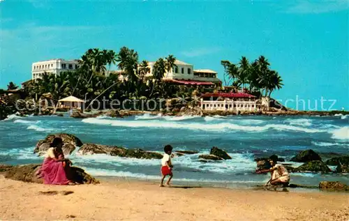 AK / Ansichtskarte Ceylon Sri Lanka Mount Lavinia Hotel and Beach