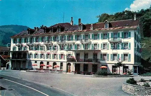 AK / Ansichtskarte Charmey Hotel du Sapin Kat. Charmey