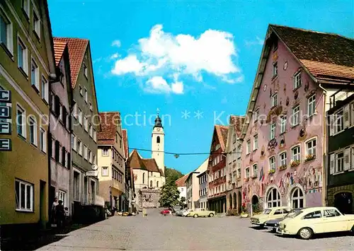 AK / Ansichtskarte Horb Neckar Stiftskirche und Rathaus Kat. Horb am Neckar