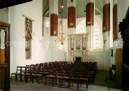 AK / Ansichtskarte Woerden Petruskerk Kooromgang Kirche Chor Orgel Kat. Woerden