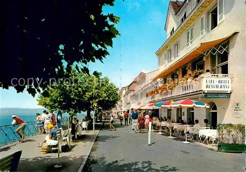 AK / Ansichtskarte Meersburg Bodensee Strandpromenade Kat. Meersburg