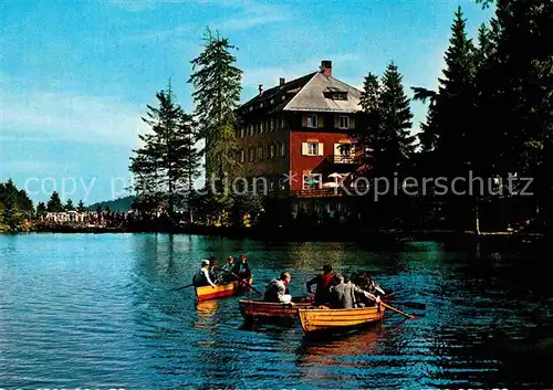 AK / Ansichtskarte Mummelsee Bootspartie Kat. Seebach