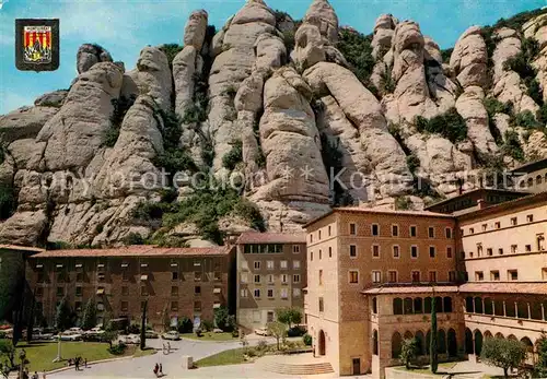 AK / Ansichtskarte Montserrat Kloster Vista parcial del Santuari Kat. Spanien