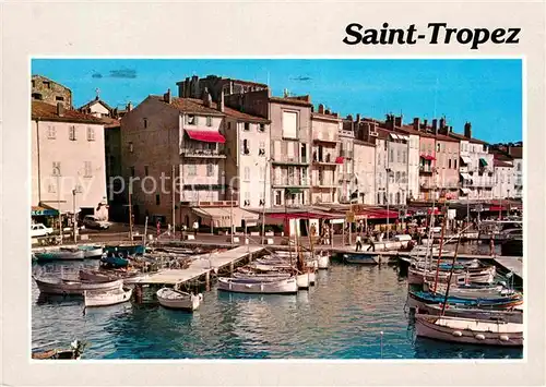 AK / Ansichtskarte Saint Tropez Var Vue du port Kat. Saint Tropez