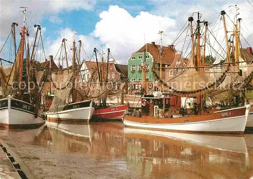 AK / Ansichtskarte Greetsiel Fischerhafen Kat. Krummhoern